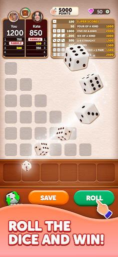Farkle Dice Roll screenshot