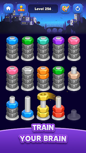Nut Sort: Color Match Game screenshot