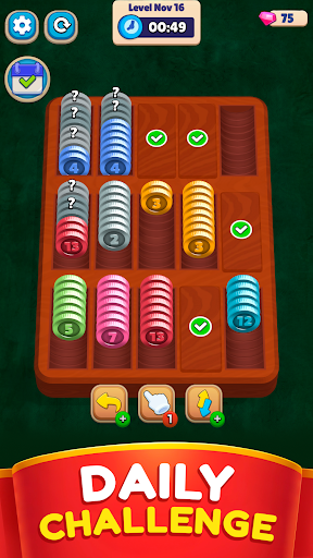 Pocket Sort: Coin Merge Puzzle screenshot